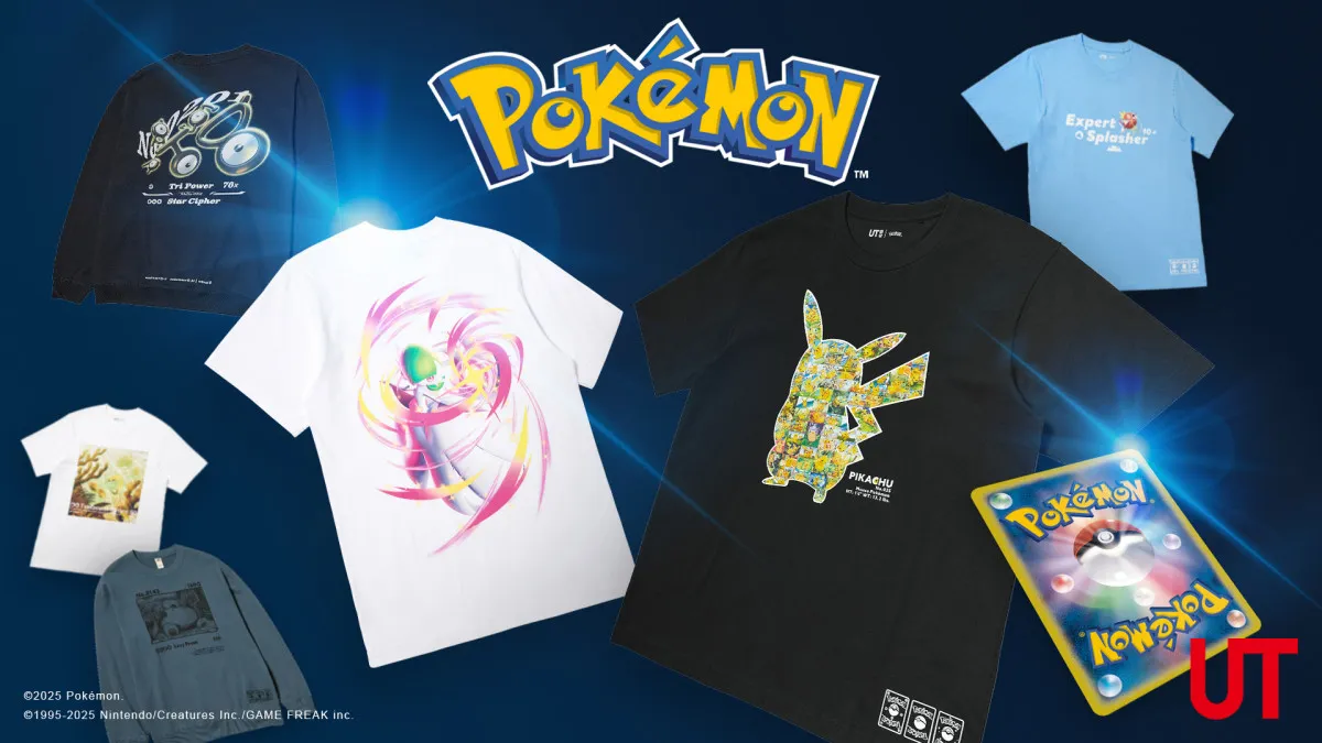 ユニクロ「UT」、ポケカ・ポケポケで初コラボ　8・11よりTシャツ＆スウェット、キッズも展開