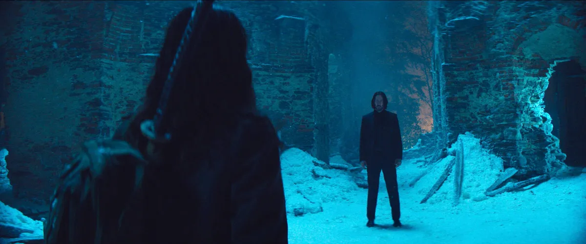 キアヌ・リーブス、再び“ジョン・ウィック”へ　新作『バレリーナ』雪中バトル本編映像