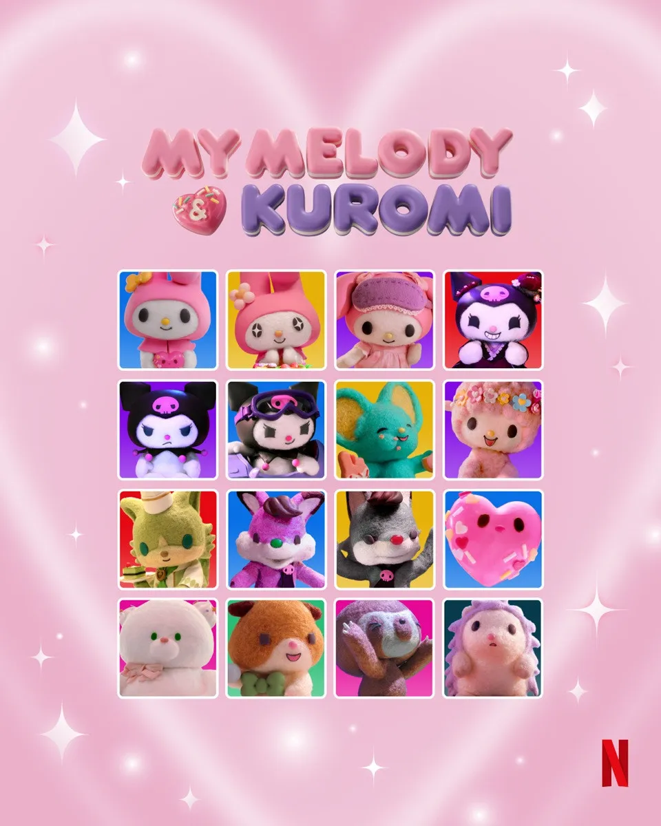 Netflix『My Melody ＆ Kuromi』配信開始　サンリオキャラから応援コメント続々、プロフィールアイコンにも登場