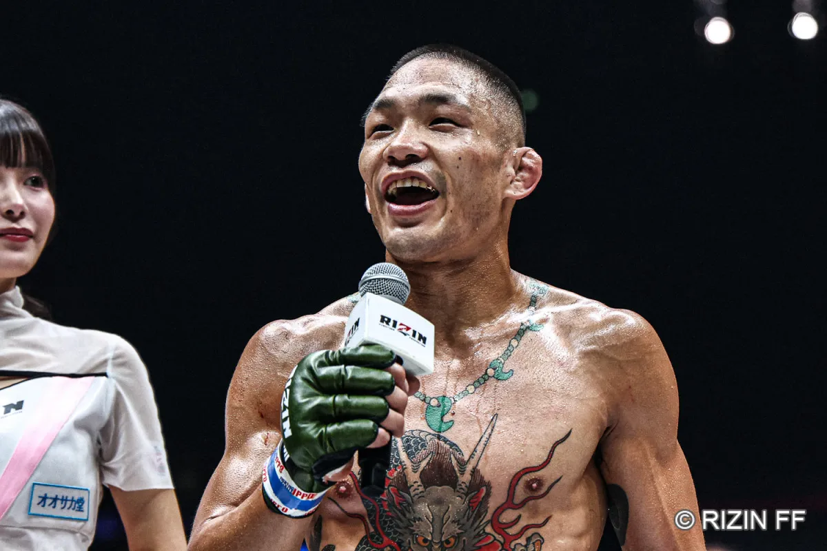 【RIZIN】鼻血を流しながら失神…　安藤達也の一本勝ちシーン“地上波NG”の衝撃映像