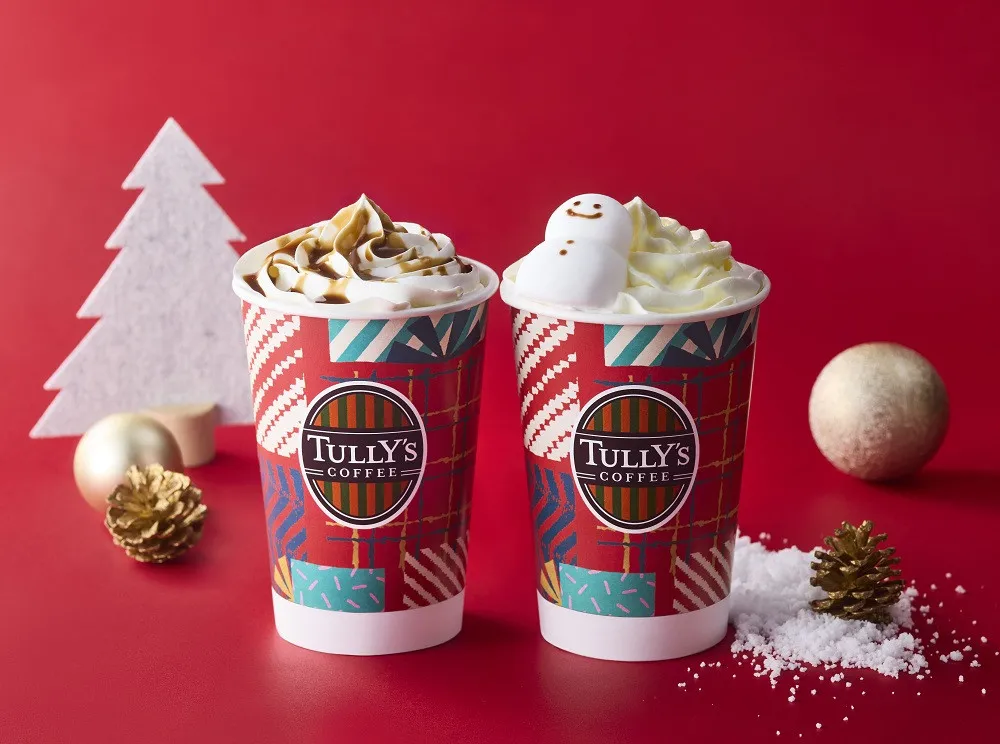 【きょうから】タリーズ『タリーズスノーマンラテ』登場　ホリデーシーズンを彩るスイーツ＆グッズも