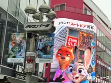渋谷が“ズートピア化”　ジュディとニックがそこかしこに　映画の世界へ迷い込むスポット巡り