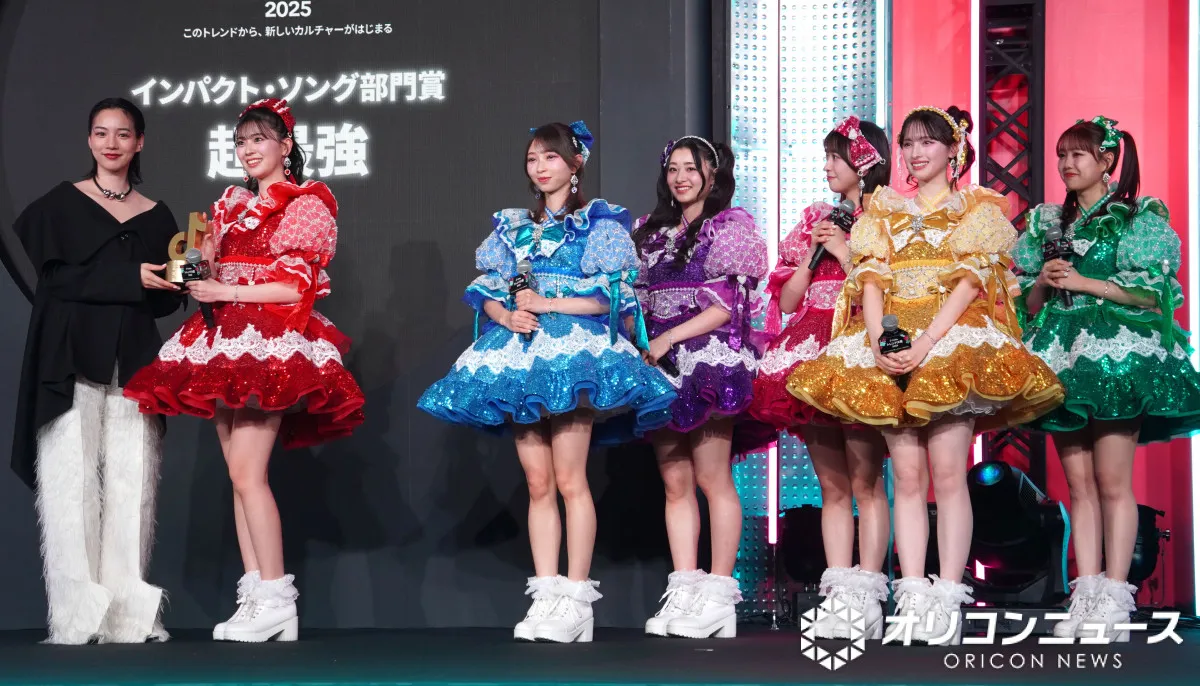 超ときめき宣伝部、『TikTokトレンド大賞2025』インパクト・ソング部門賞「重み感じる」