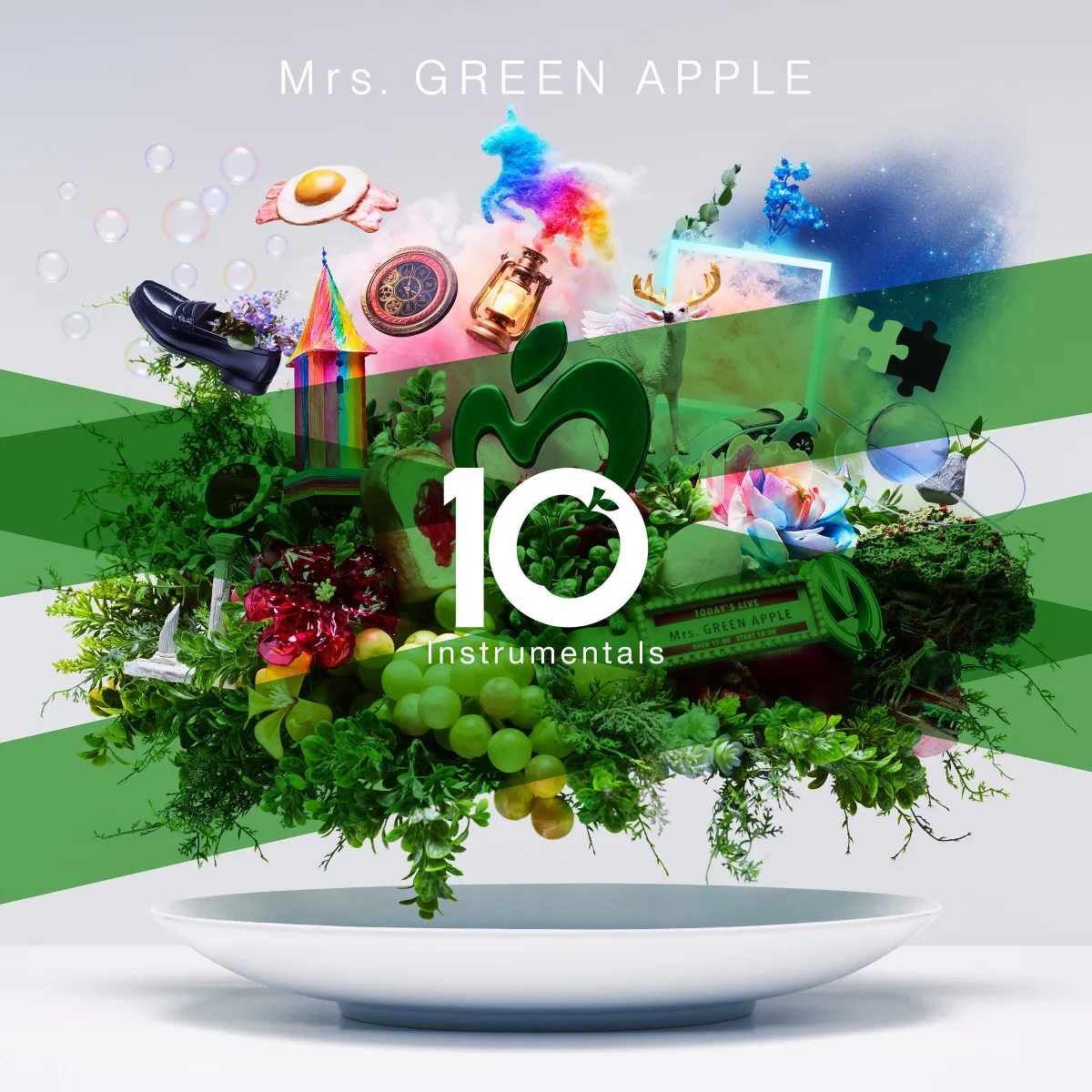 Mrs. GREEN APPLE『10』インストゥルメンタル盤を配信リリース　卓越したバンドアンサンブルが顕著に【収録曲掲載】