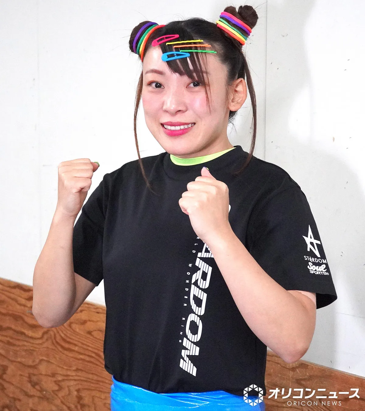 プロレス再デビューのフワちゃん、会見で深々一礼　覚悟を決めて挑む「腹をくくった人間は強い」