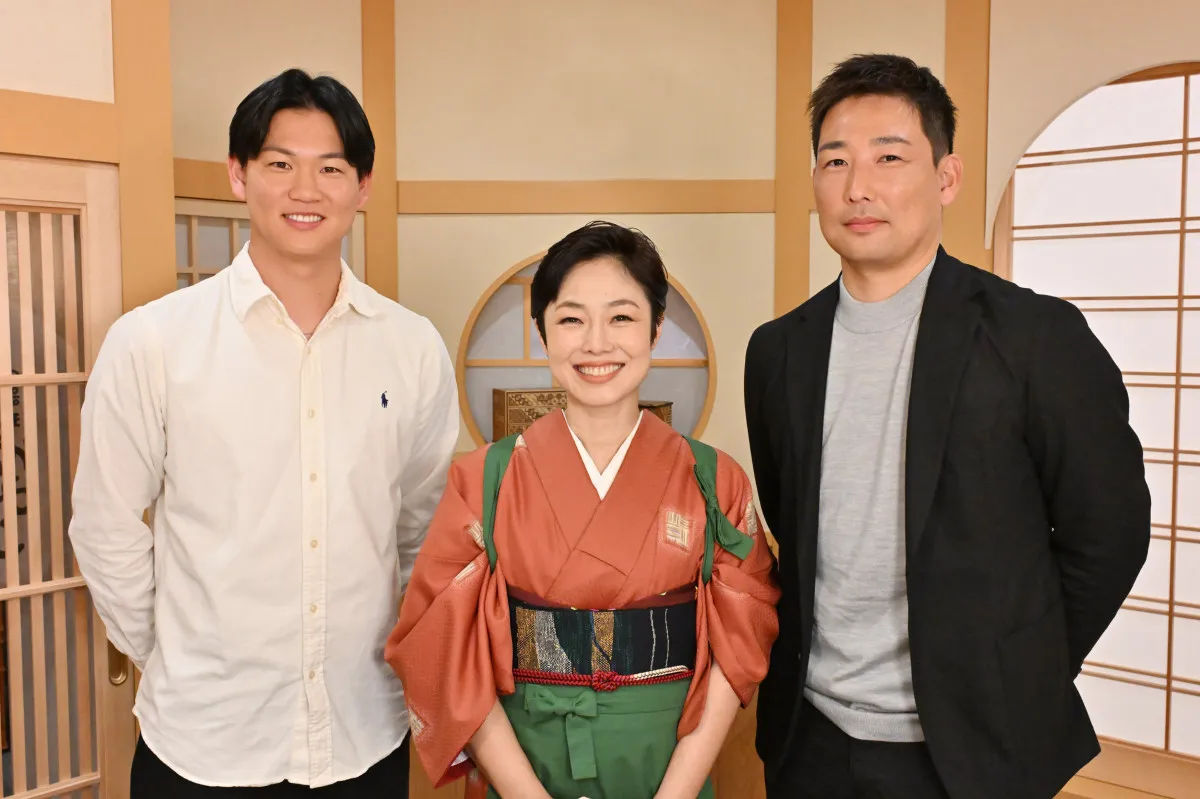 “大の阪神ファン”有働由美子、岩崎優＆及川雅貴と3ショット　手料理振る舞う【料理一覧】