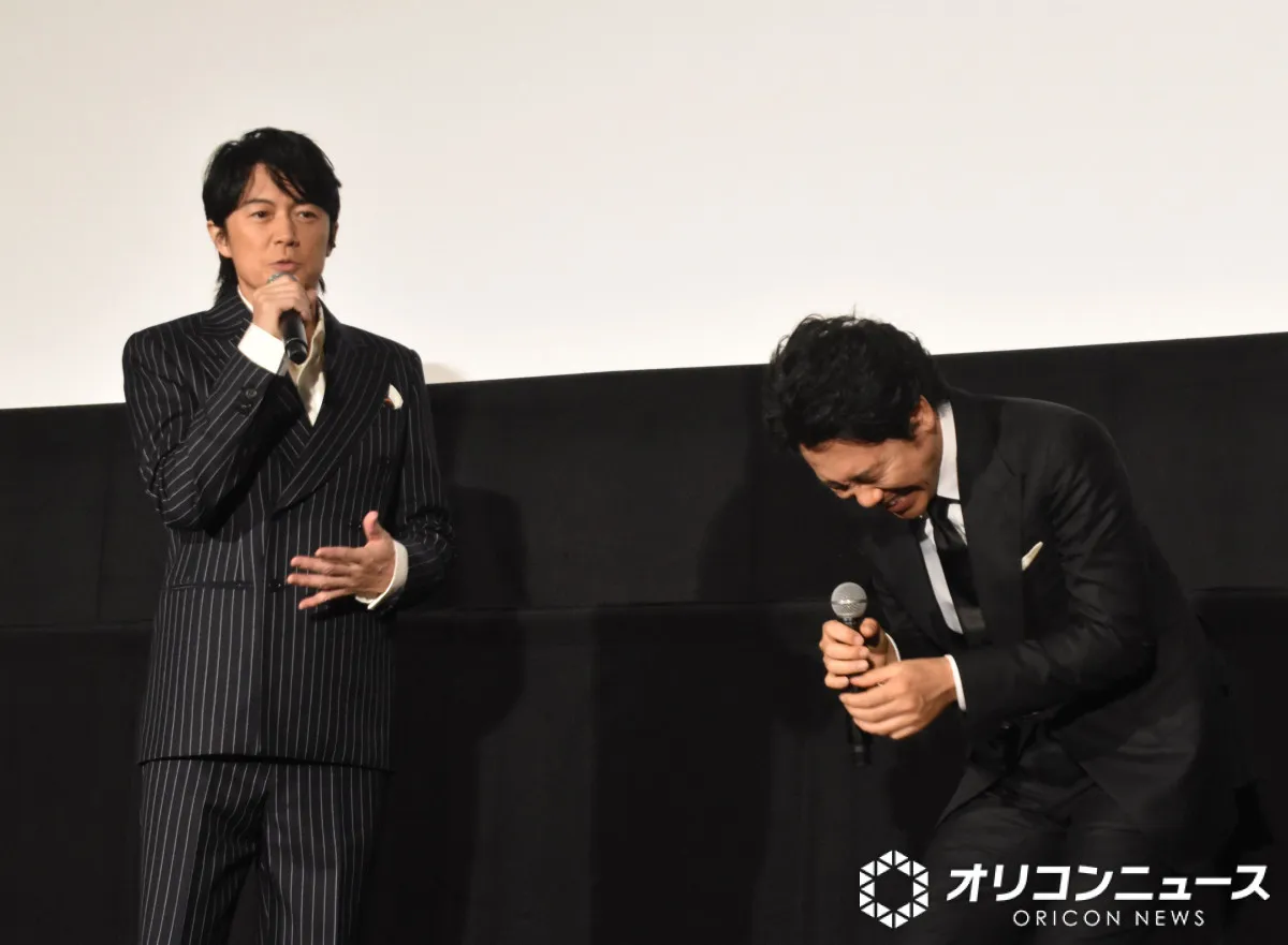 永瀬廉、映画『ラストマン』初日舞台あいさつ不在も　福山雅治＆大泉洋がものまねして舞台上で“永瀬廉が増殖”