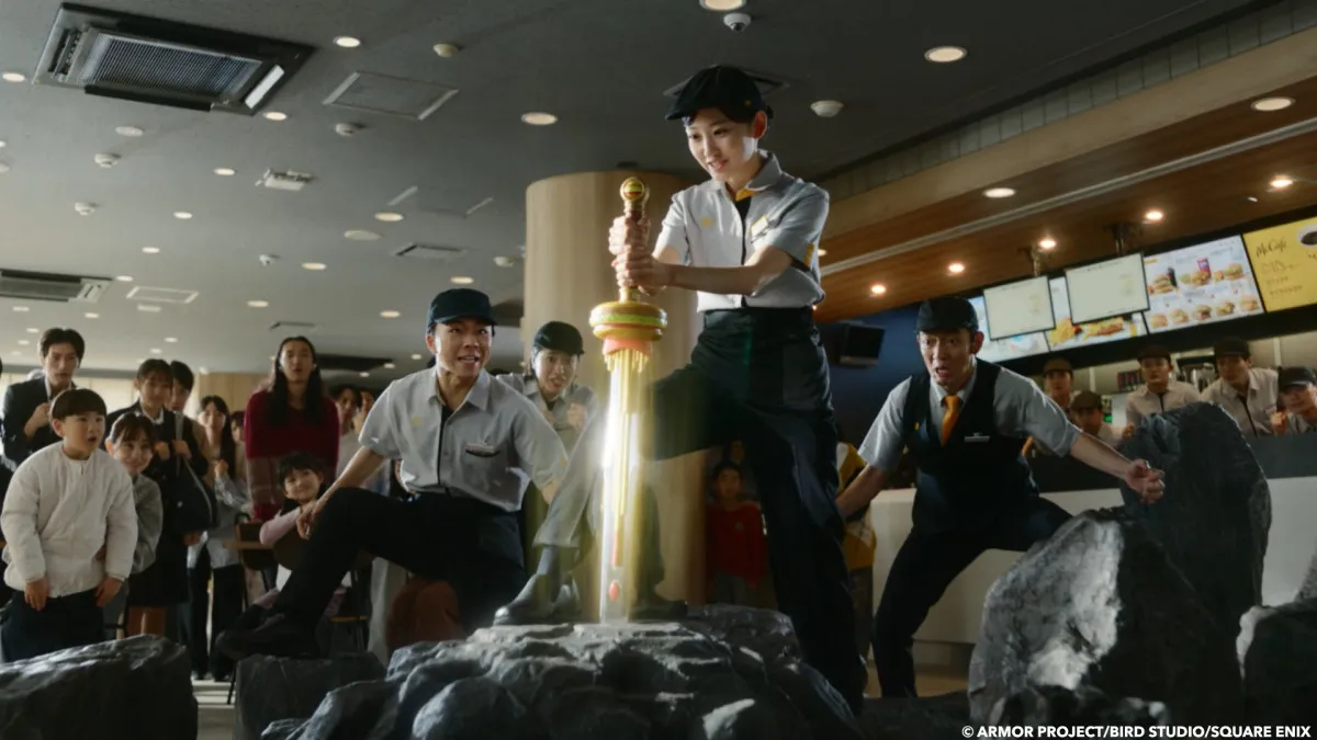 乃木坂46一ノ瀬美空、マクドナルド新テレビCMに出演　『ドラクエ』コラボで呪文唱える