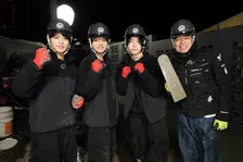 timelesz佐藤勝利・橋本将生・猪俣周杜、ヒロミリホームに助っ人参戦　門の塗装＆生コンクリート流し込み