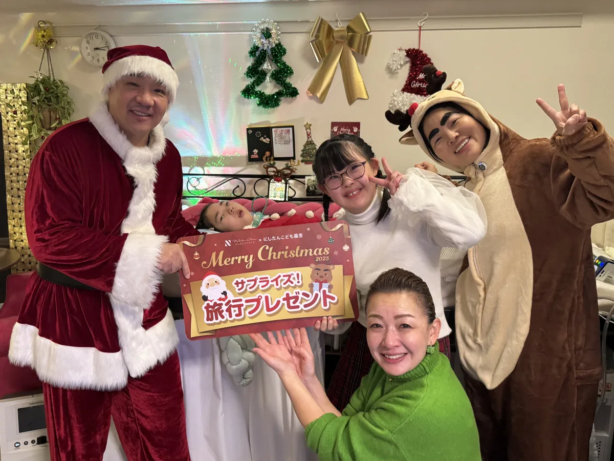 イモトアヤコ、トナカイ姿でサプライズ登場　にしたん社長考案の企画に「ドキドキしてきた」