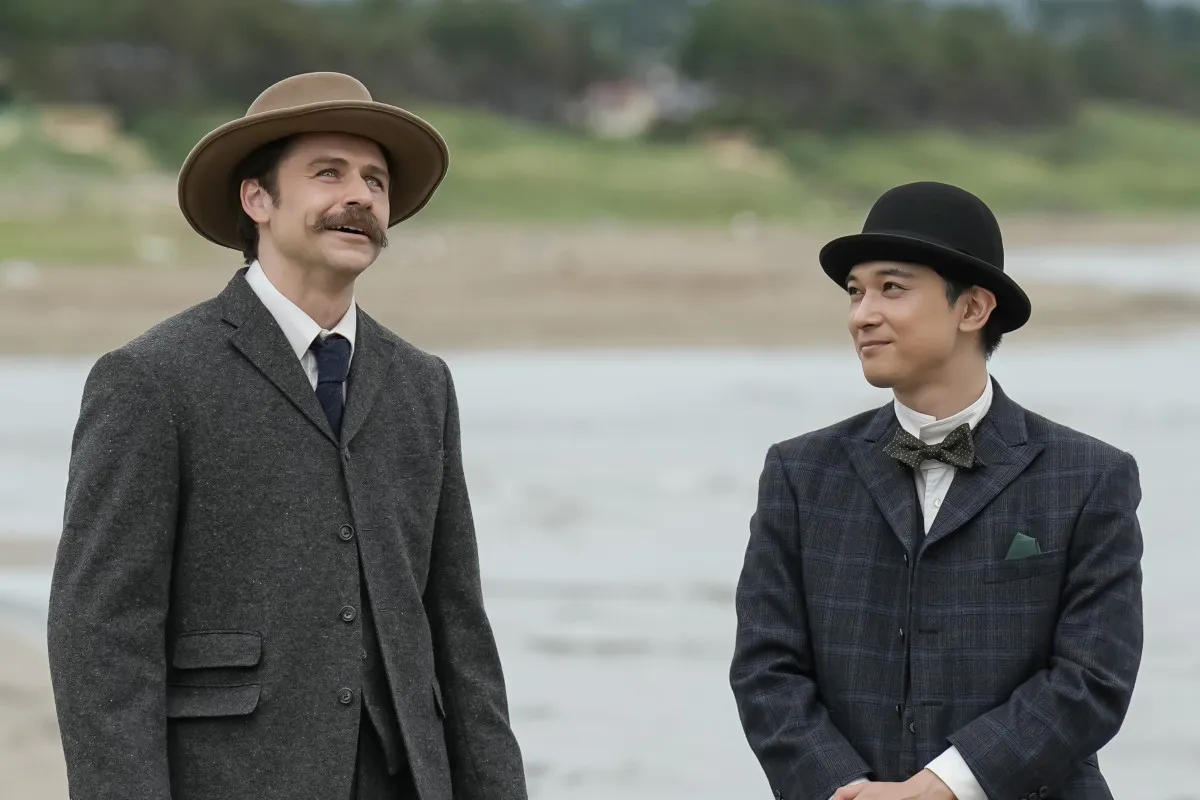 『ばけばけ』ヘブンの好きな古事記の舞台を巡る　第66回場面カット