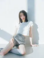 「透明感えぐい」18歳・本田紗来、美太ももあらわ　「10キロ減」など“BODYヒストリー”も