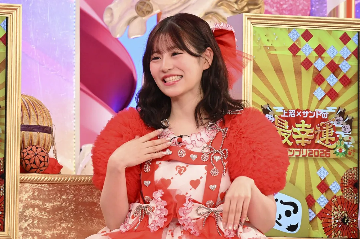 FRUITS ZIPPER月足天音、上沼恵美子と衣装“色被り”　緊張→「天音ちゃん」呼びに安堵