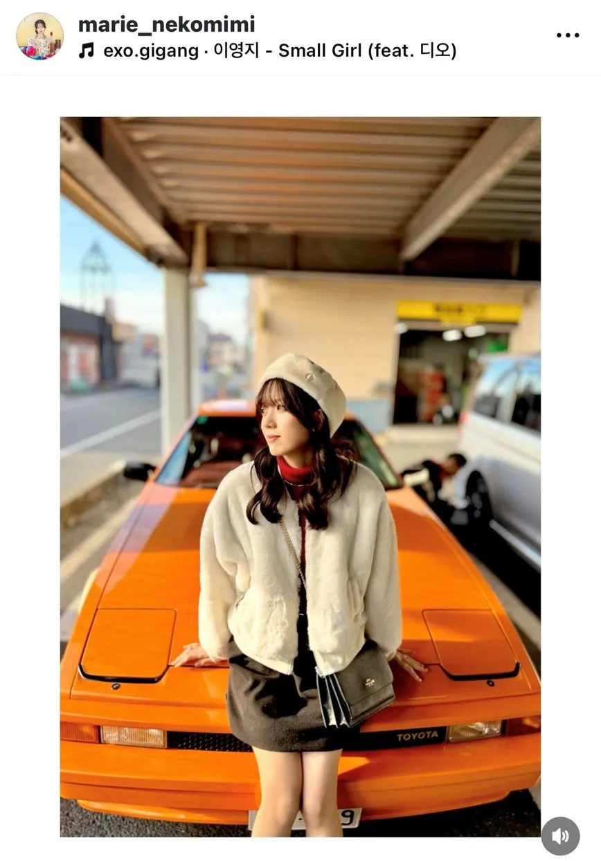 YouTube登録者145万人のナカモトフウフ、約650万円のトヨタ『セリカXX』納車を報告「可愛すぎる車を買いました」