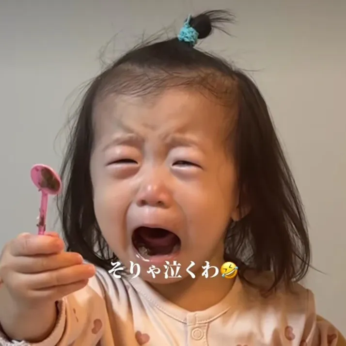 ギバーすぎる妹？　思わず姉に譲りすぎて号泣、チョコをめぐるやりとりに「これが姉妹」「学びの最中だもんね」