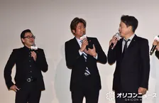 速水もこみち、ノープラン舞台あいさつ説　田中哲司＆鈴木浩介からツッコまれて大慌てに