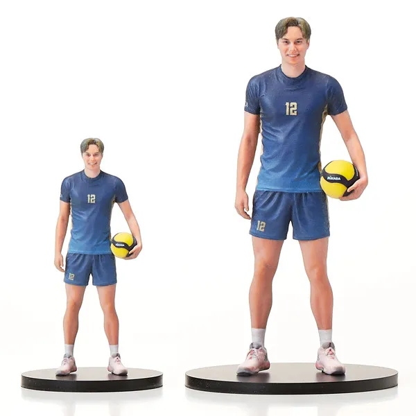 高橋藍、高精度の立体フィギュア製作　髪型、表情、筋肉を丁寧に造形