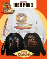『アイアンマン2』伝説のドーナツシーンがアパレルに　ランディーズドーナツ×FREAK’S STOREコラボ発売