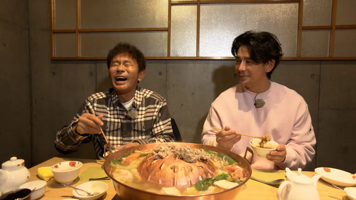 伊藤英明、長堀橋で行きつけの店に訪問　浜田雅功が困惑「鍋なのか焼肉なのか」