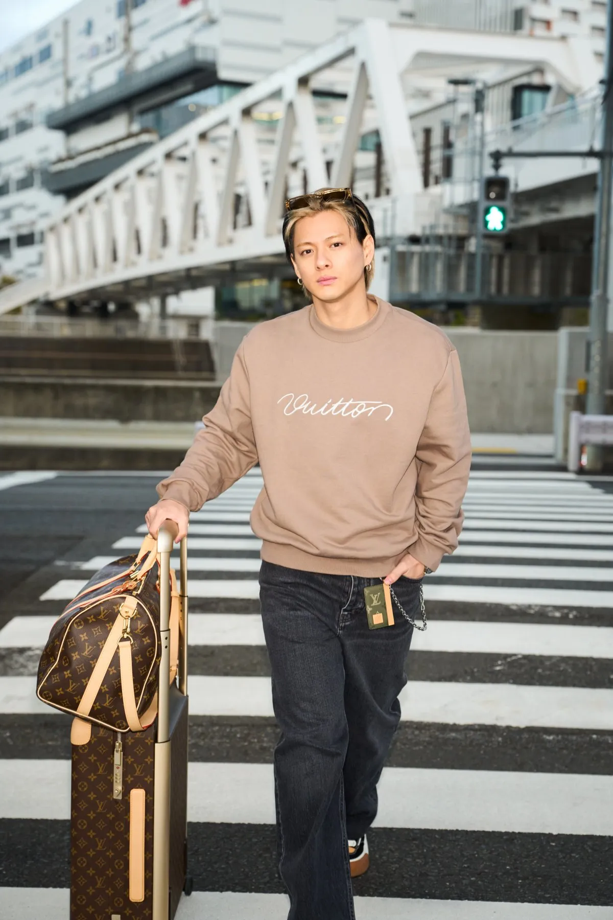 Number_i平野紫耀、パリへ　“空港コーデ”を披露