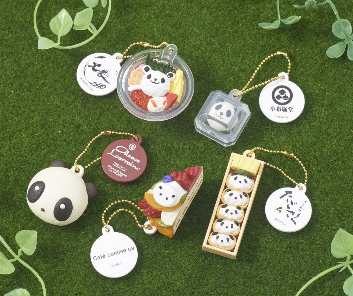 「松坂屋上野店」で人気の“パンダフード”たちがミニチュアに　『パンダのショートケーキ』ほか全5種