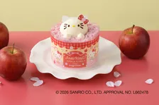 銀座コージーコーナーに『ハローキティのアップルケーキ』が登場　昨年好評“サンリオキャラ大集合”のスイーツコレクションも