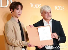 Snow Man渡辺翔太、ブランドアンバサダー就任会見で照れ隠し　ついつい茶目っ気出すも「いつもより真面目に」