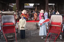 『豊臣兄弟！』白石聖＆倉沢杏菜、滋賀・長浜で“おねり”大盛り上がり　大河ドラマ館開館