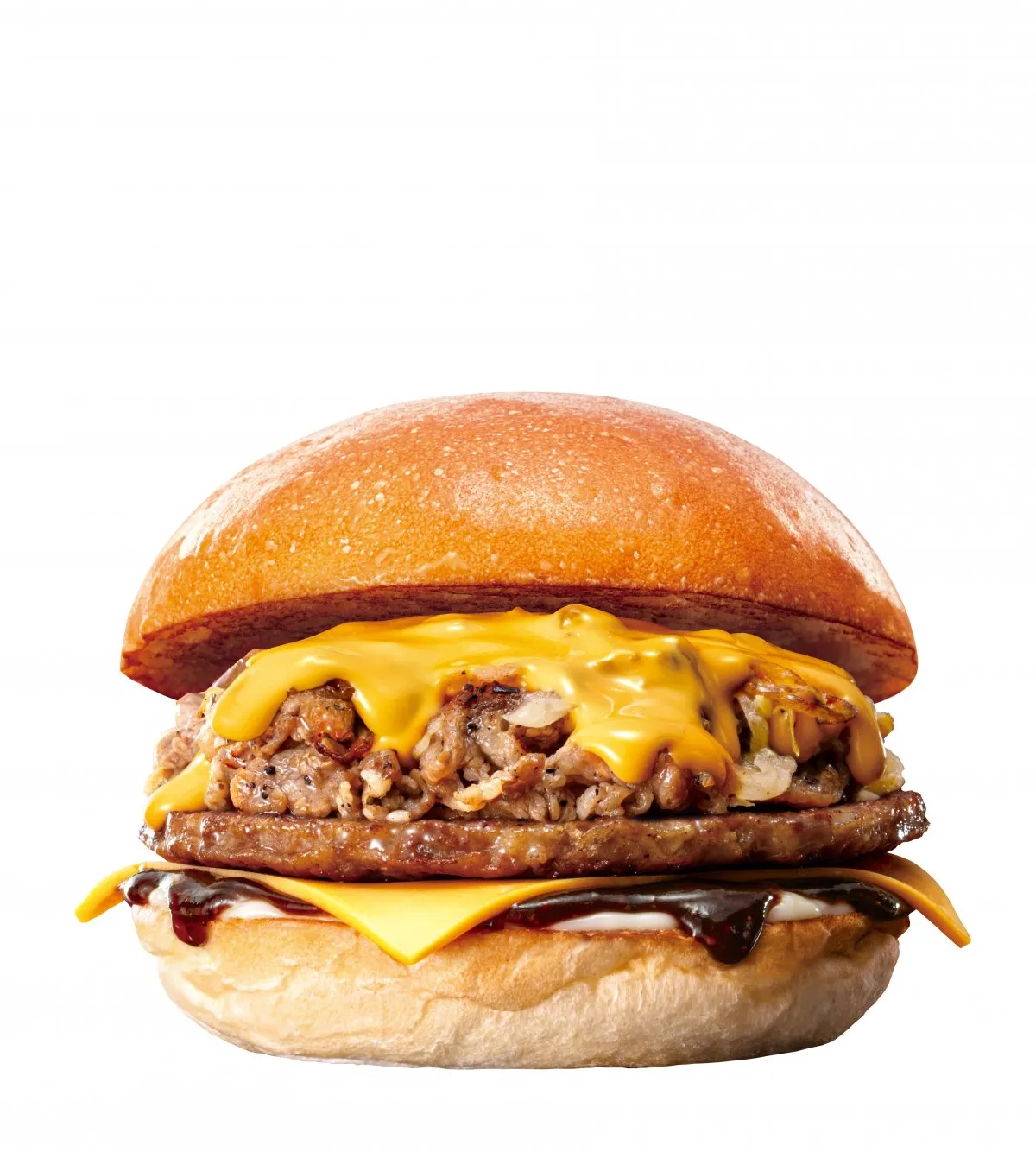 【きょうから】とろ～り濃厚チーズ×牛肉の旨み…ロッテリアの『フィリーチーズステーキバーガー』が今年も