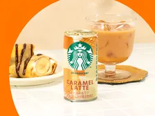 【きょうから】スタバショート缶に『キャラメルラテ』が仲間入り　まろやかなミルクとキャラメルの甘さを重ねた味わいに