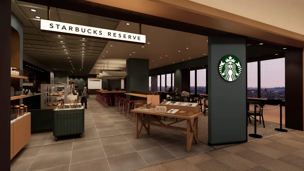 “地上約150メートル”日本一高いスタバ誕生へ　新商品『コルネッティ サクラ』も登場