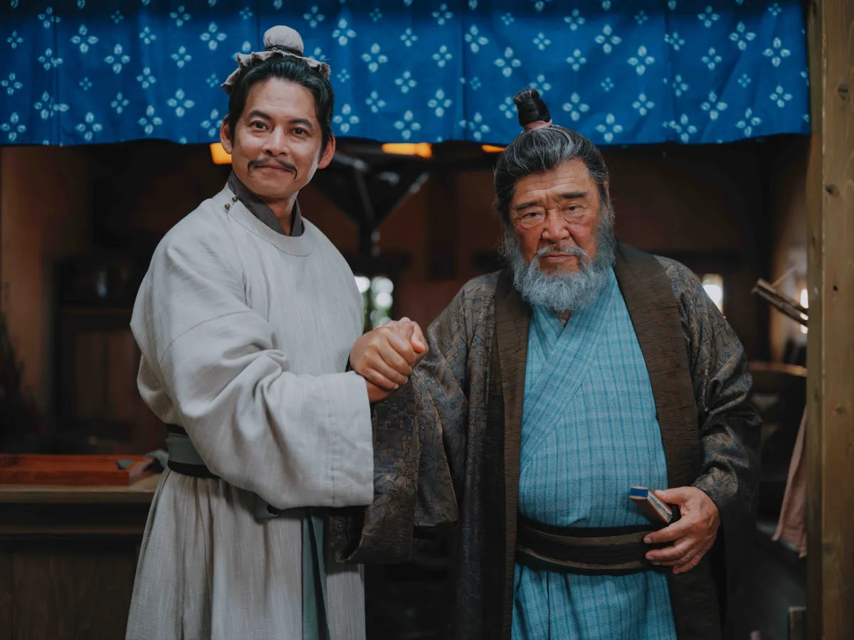 北方謙三、連続ドラマ『水滸伝』にカメオ出演　主演・織田裕二と対談「現場の熱気が凄い」