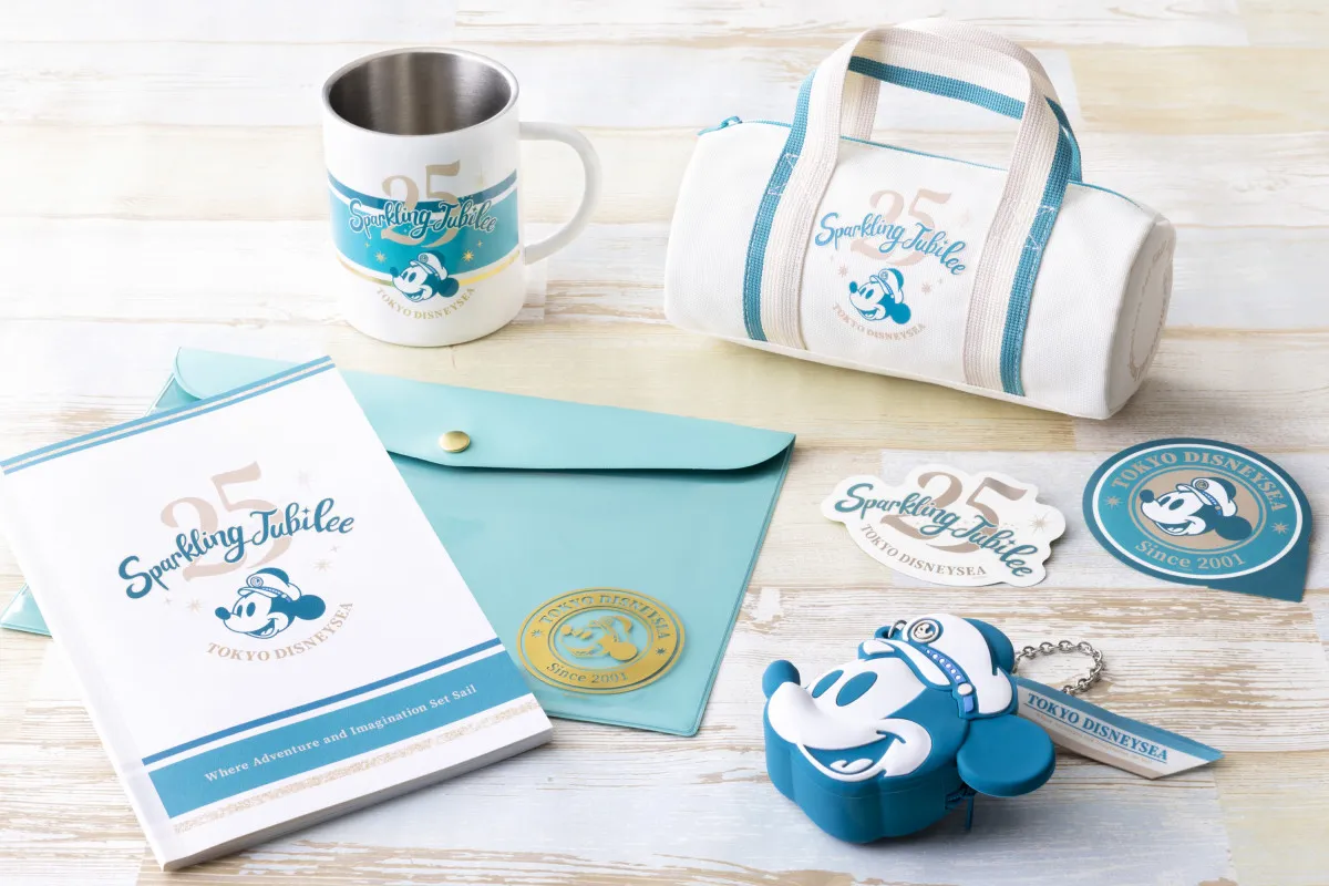 東京ディズニーシー25周年のテーマカラーは“ジュビリーブルー”　記念グッズの詳細発表