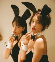 奇跡の美人姉妹「エリマリ」が可愛すぎるバニーガール姿を披露　写真集への反響を受け大胆カットを多数先行公開