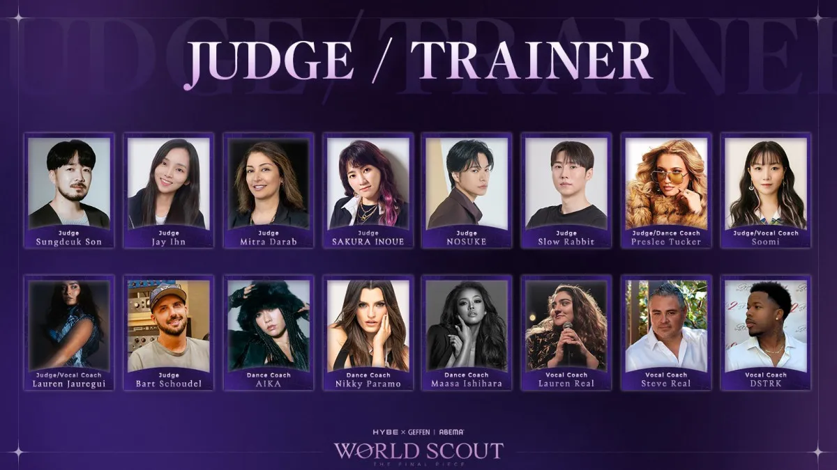 “たった1人”発掘するHYBEオーディション、豪華審査員発表　『タイプロ』話題のNOSUKEも【審査員／トレーナー一覧】