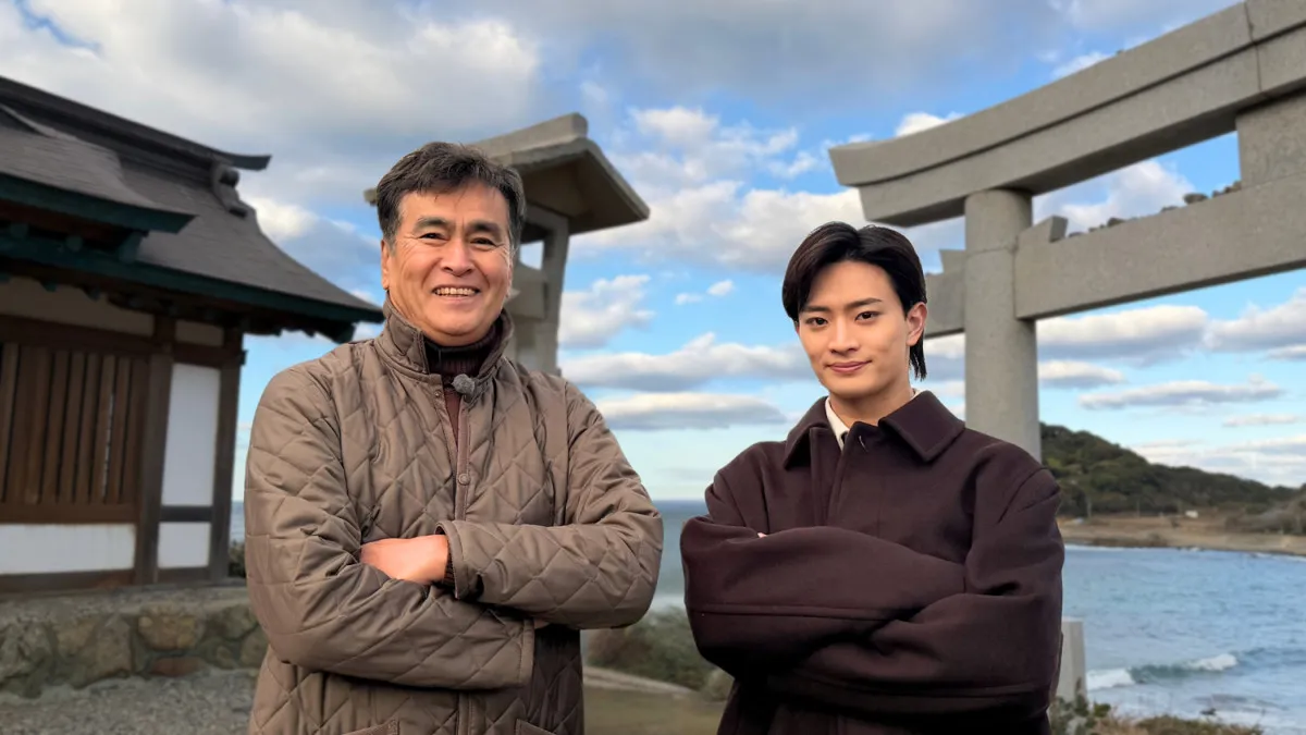 ACEes浮所飛貴、石原良純と“一般人立ち入り禁止”沖ノ島に特別上陸　極寒の海での禊も体験「もう一生来られないかも」