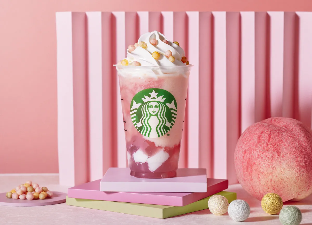 【スタバ新作】SAKURA第2弾は“ひなまつり”仕様　おいり風3色あられをトッピング