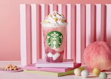 【スタバ新作】SAKURA第2弾は“ひなまつり”仕様　おいり風3色あられをトッピング