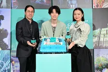 萩原利久＆古川琴音、W主演務める長編アニメーション映画『花緑青が明ける日に』ジャパンプレミアに登壇 声優初挑戦に「体感的には初めて映画に出た気分でした」