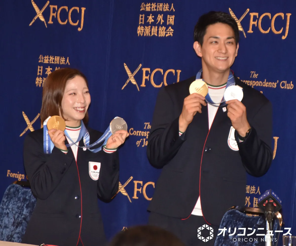 りくりゅう、記者からの禁断質問に苦笑い「ここではお答えできない」「一生決まらないです」