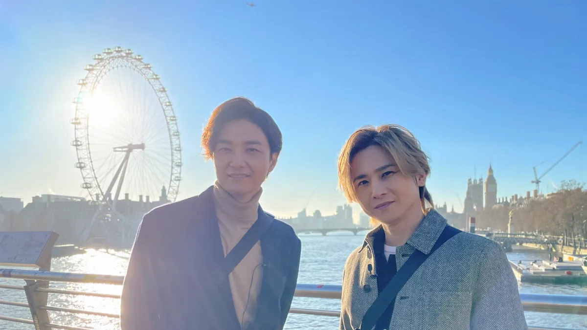 堂本光一＆井上芳雄、イギリス2人旅で“素顔”全開　2時間以上もリラックストーク「撮れ高が心配」