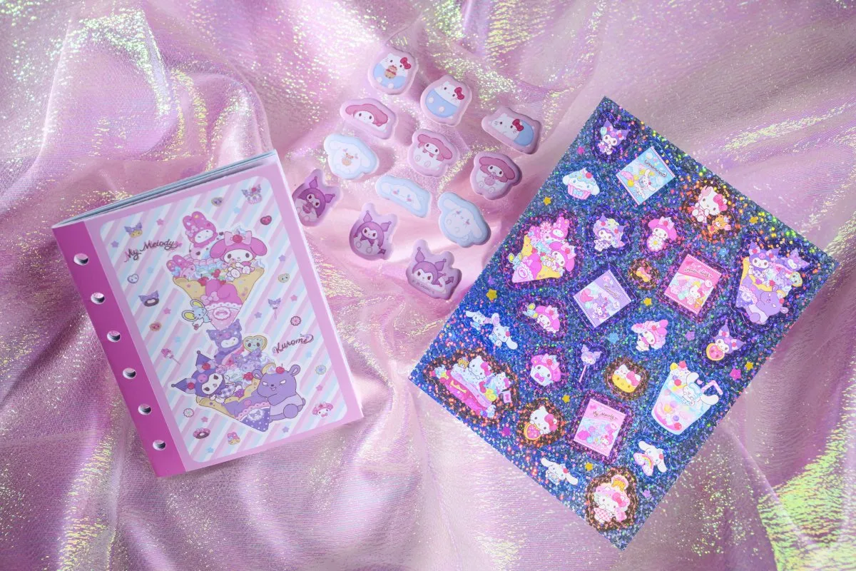 サンリオ雑誌『らぶキャラ』、シールスペシャル号発売　別冊付録にシール帳＆シールのセット　ぷっくりシールやキラキラシールも