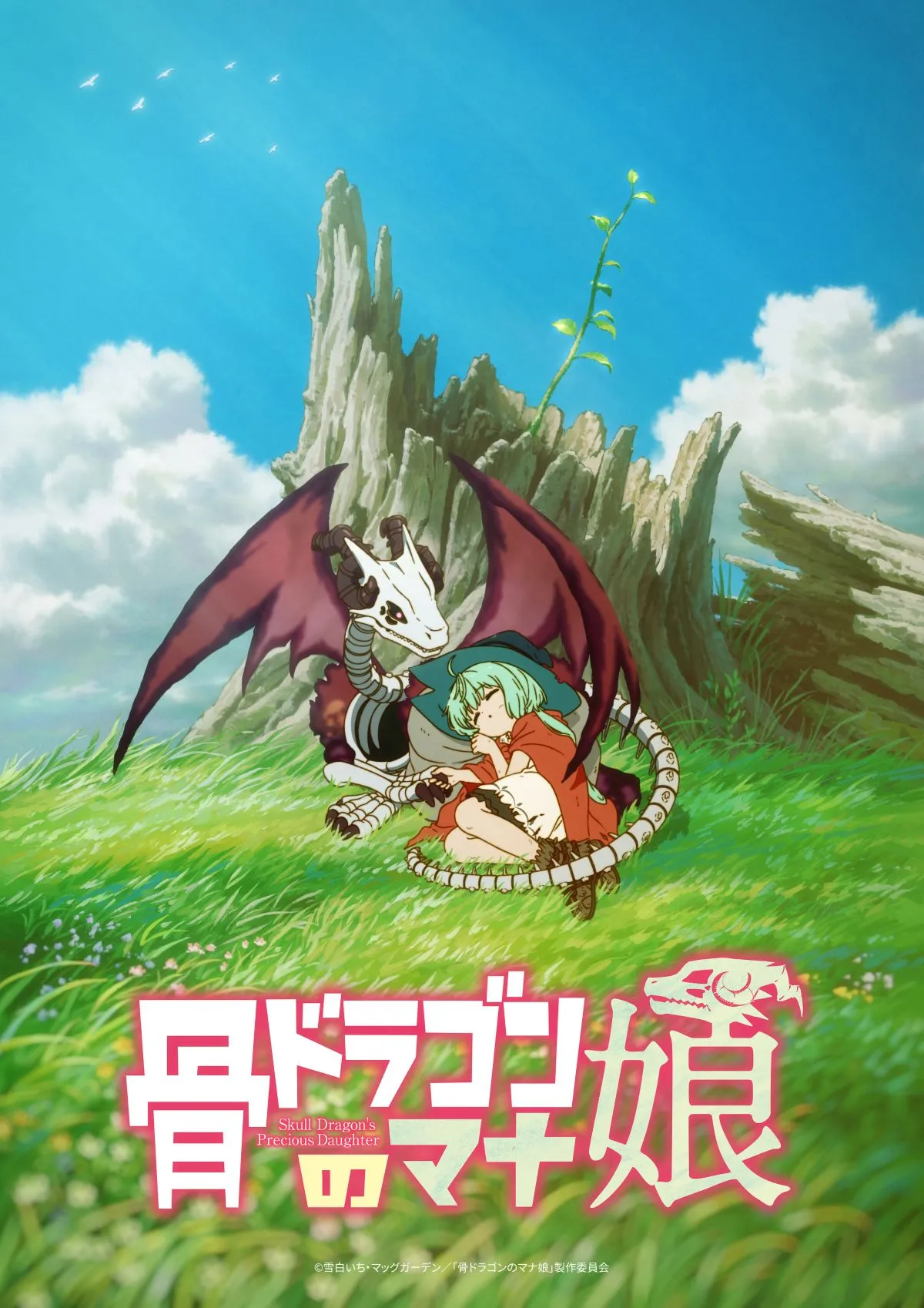 『骨ドラゴンのマナ娘』アニメ化で制作は動画工房　ビジュアル＆イラスト解禁