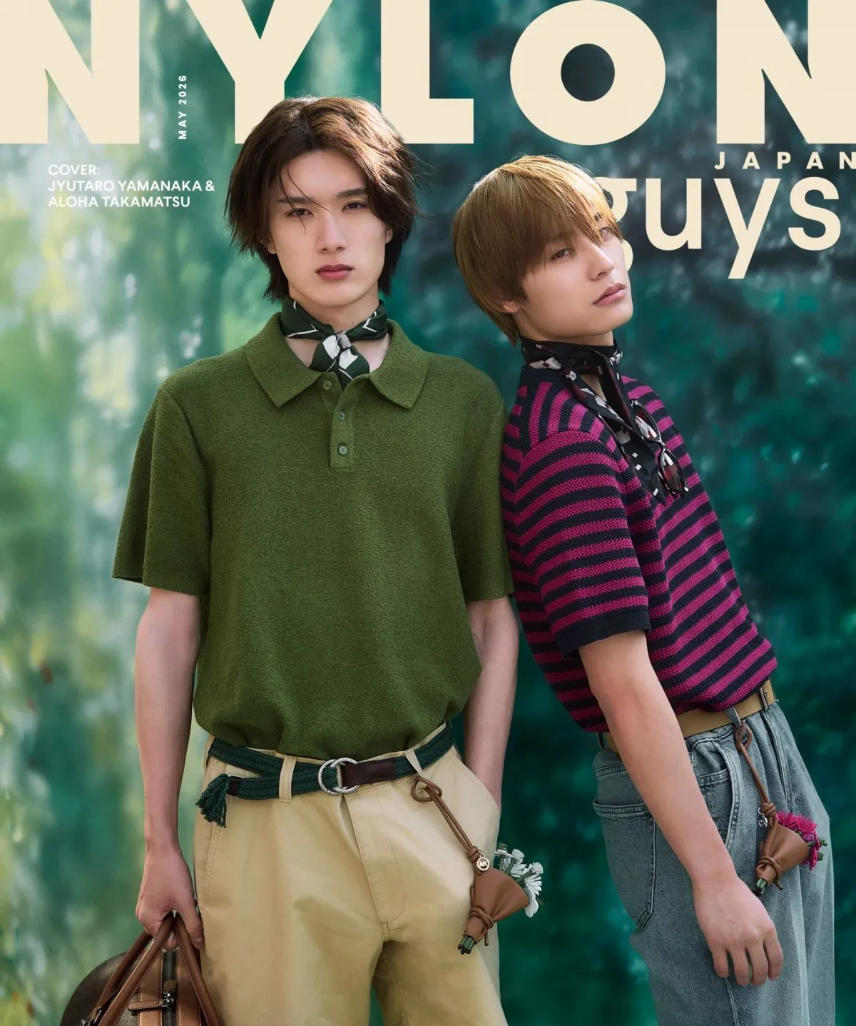 山中柔太朗＆高松アロハ、刺激的なビジュアル披露　ダブルカバーで“究極のギャップ”