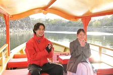 『ゴールデンカムイ』山崎賢人＆山田杏奈、北海道から離れ“大阪城クルージング”「大阪にようこそお越しくださいました」