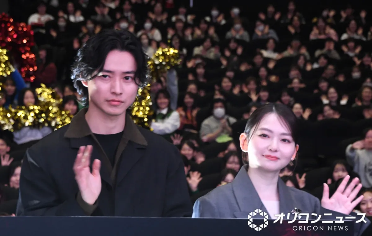 大阪の高校生チアガール、山崎賢人＆山田杏奈に“逆サプライズ”　映画館で突然の感動光景…約2年ぶり再会