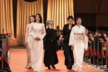 長澤まさみ、結婚発表後初めて公の場に登場　ドレス姿でレッドカーペット歩く　日本アカデミー賞優秀主演女優賞