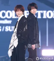 【TGC】KEY TO LIT井上瑞稀＆中村嶺亜、“伝説の同期”背中合わせで大歓声　ダークで洗練されたニコイチに