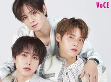 INI“美の精鋭” 尾崎匠海、木村柾哉、佐野雄大が接近カット　自らフォーメーションを提案する撮影裏も