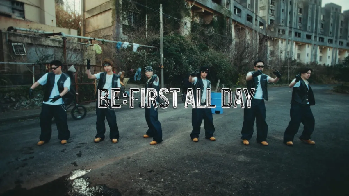 BE:FIRSTが最新曲「BE:FIRST ALL DAY」MV公開　HIPHOPヘッズの亡霊がいる“異世界団地”が舞台